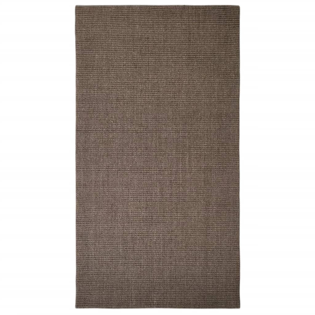 Vidaxl tappeto 80x150 cm naturale marrone