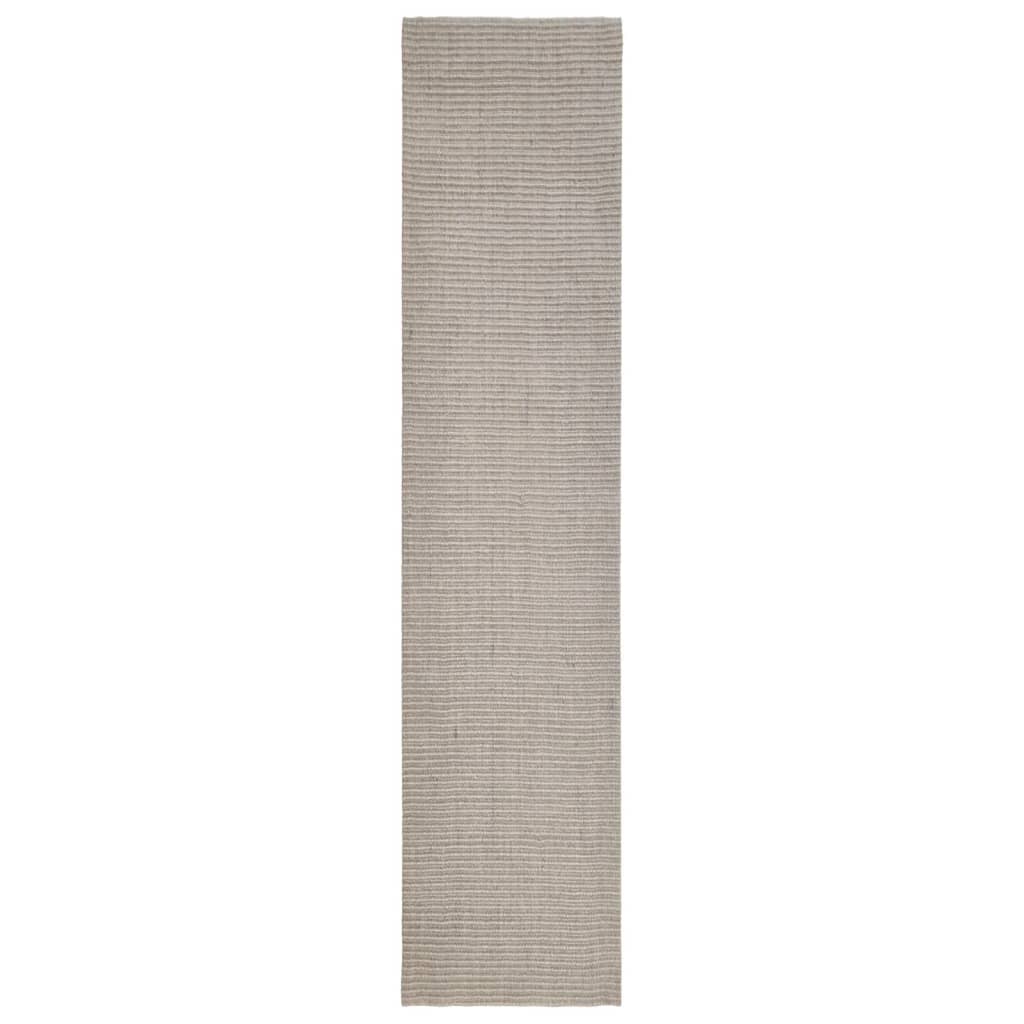 Vidaxl tappeto 66x300 cm sabbia naturale sisal -colorata