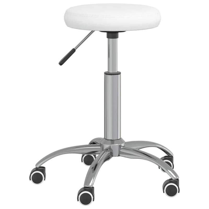 Vidaxl massagekruk kunstleer wit