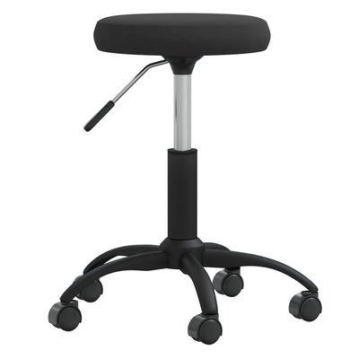 Vidaxl Massage Stool Velvet Black