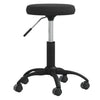 Vidaxl Massage sgabello velluto nero