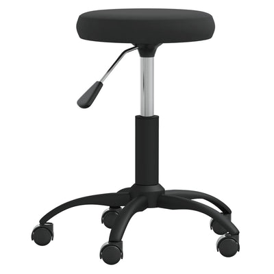Vidaxl Massage Stool Velvet Black