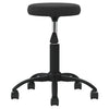 Vidaxl Massage sgabello velluto nero