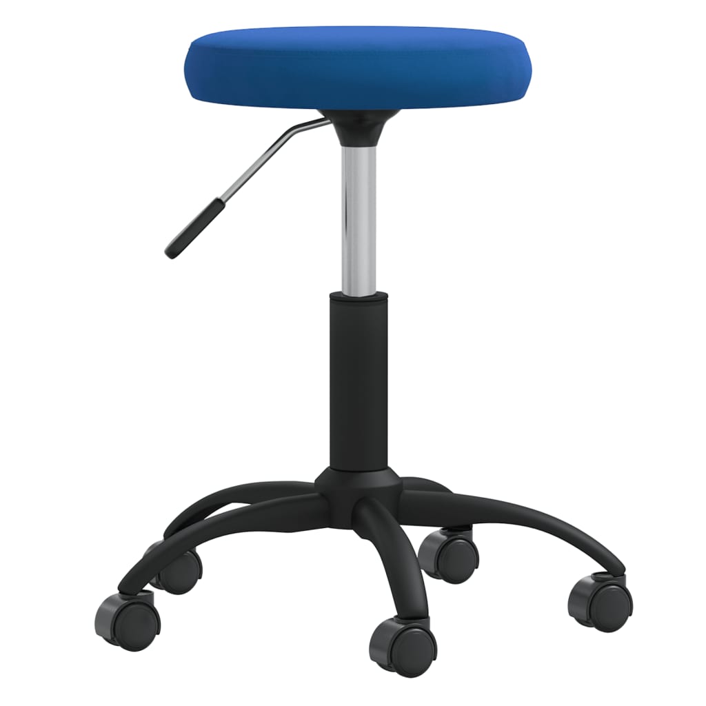 Vidaxl Massage sgabello Velvet Blue