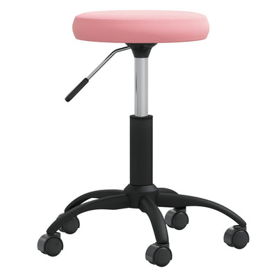 Vidaxl Massage sgabello Velvet Pink