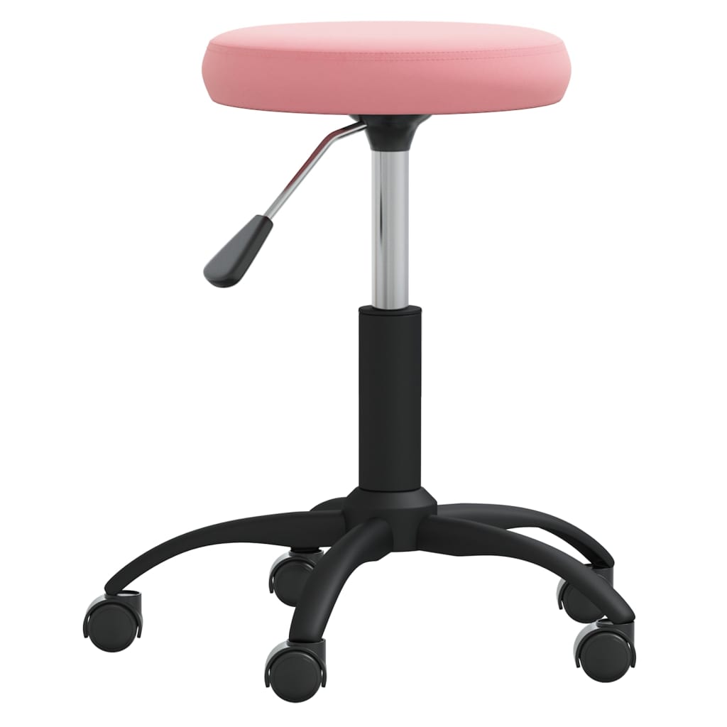 Vidaxl Massage sgabello Velvet Pink