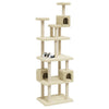 Vidaxl Cat Furniture con graffi di sisal Crema da 188 cm