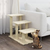 Muebles de gato de Vidaxl con postes de rascado de sisal 50.5 cm de crema