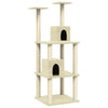 Vidaxl Cat Furniture con graffi di sisal 141 cm crema