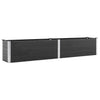 Vidaxl Planter elevado 200x50x54 cm HKC Gray
