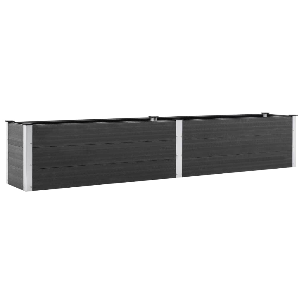 Vidaxl Planter elevado 200x50x54 cm HKC Gray
