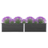 Vidaxl Planter elevado 200x50x54 cm HKC Gray