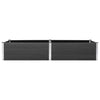 Vidaxl Planter recaudado 200x100x54 cm HKC Gray
