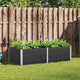 Vidaxl Planter recaudado 200x100x54 cm HKC Gray