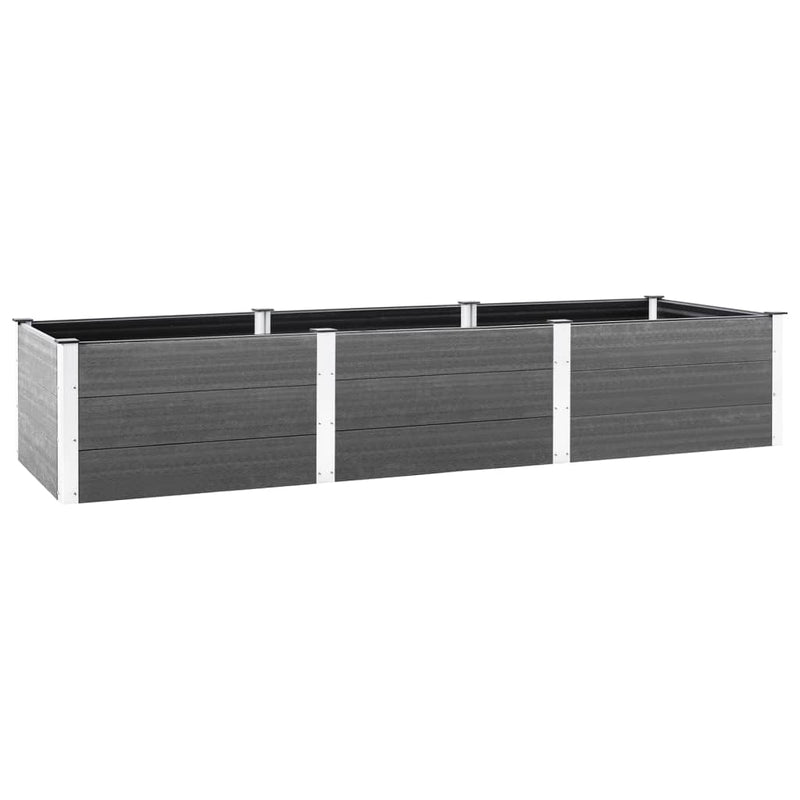 Vidaxl Planning Box elevado 300x100x54 cm HKC Gray