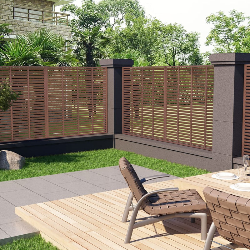 Vidaxl Louvre Schuting 180x180 cm HKC Brown