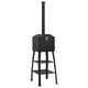 Vidaxl Pizza Oven Charcoal con 2 foche di fuoco