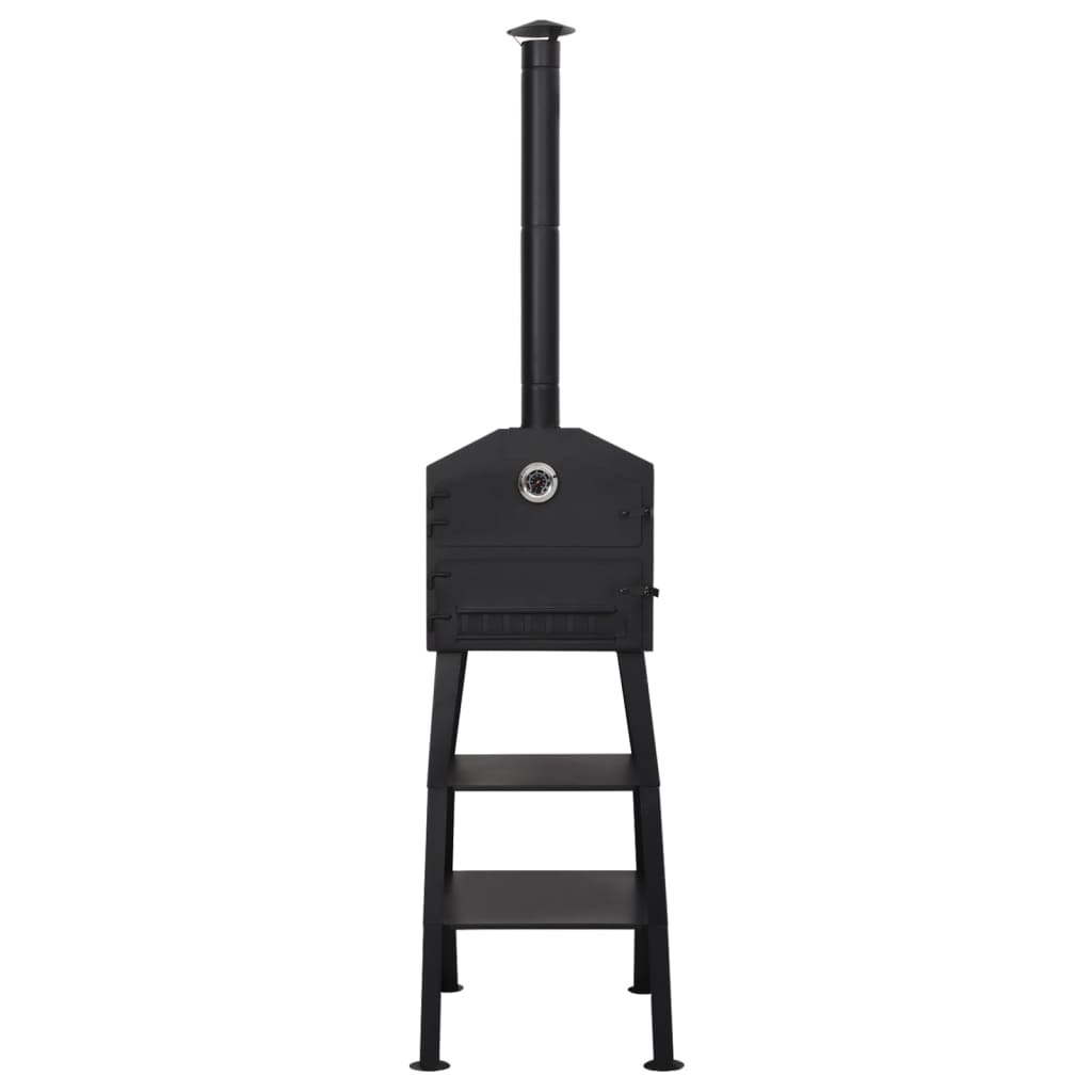 Vidaxl Pizza Oven Charcoal con 2 foche di fuoco