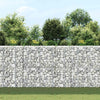 Vidaxx maceteros gaviones 3 piezas elevados 30x30x100 cm hierro