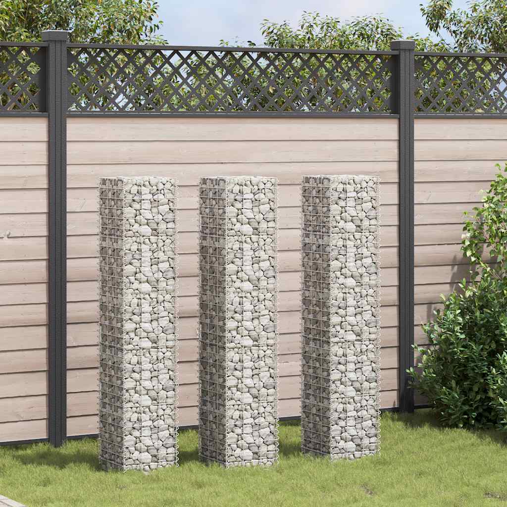 Vidaxl Schanskorf Planners 3 ST RIECOLATO 30X30X150 cm Iron
