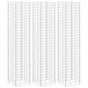 Plantadores de Vidaxl Schanskorf 3 ST elevado 30x30x150 cm de hierro
