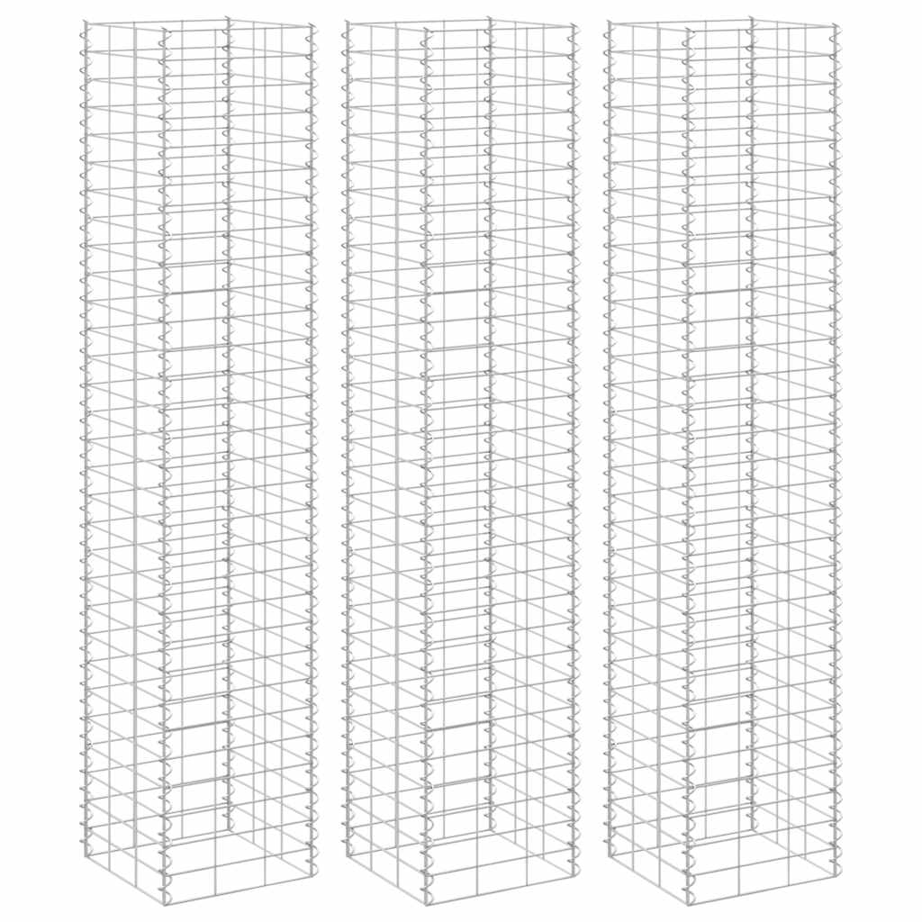 Vidaxl Schanskorf Planners 3 ST RIECOLATO 30X30X150 cm Iron