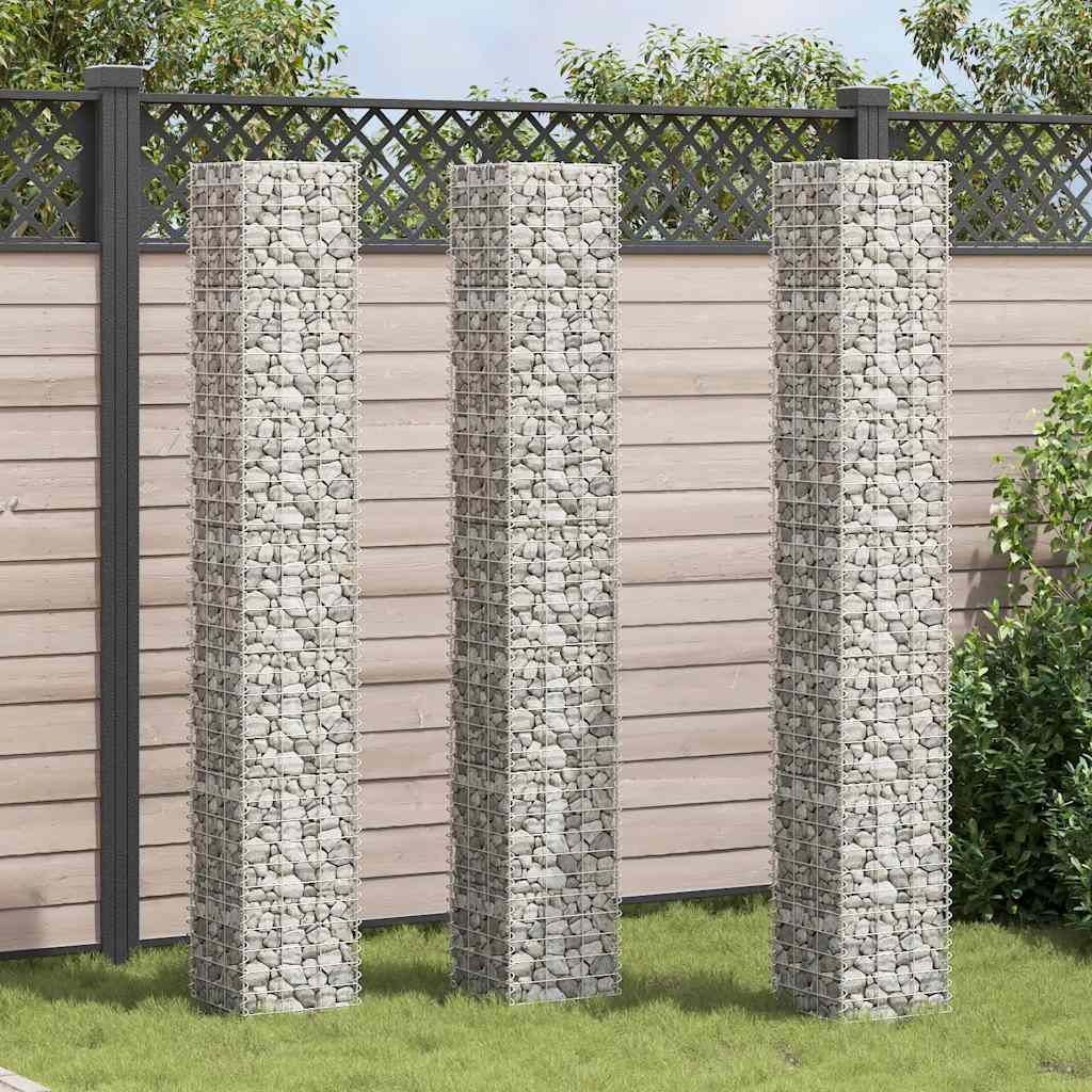 Vidaxl Schanskorf Planners 3 ST RIECOLATO 30X30X200 CM Iron