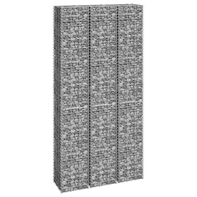 Vidaxl Schanskorf Planners 3 ST RIECOLATO 30X30X200 CM Iron