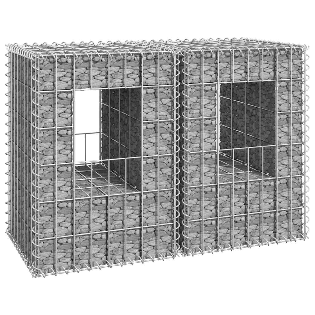 Vidaxl Schans Basket post 2 PC 40x40x60 cm Iron