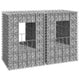 Vidaxl Schans Basket post 2 PC 40x40x60 cm Iron