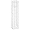 Vidaxl schanskorf palen 2 st 40x40x180 cm ijzer