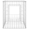 Vidaxl schanskorf paal 50x50x60 cm ijzer