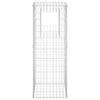 Vidaxl schanskorf paal 50x50x140 cm ijzer
