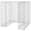 Vidaxl schanskorf voor container 110x100x110 cm gegalvaniseerd staal
