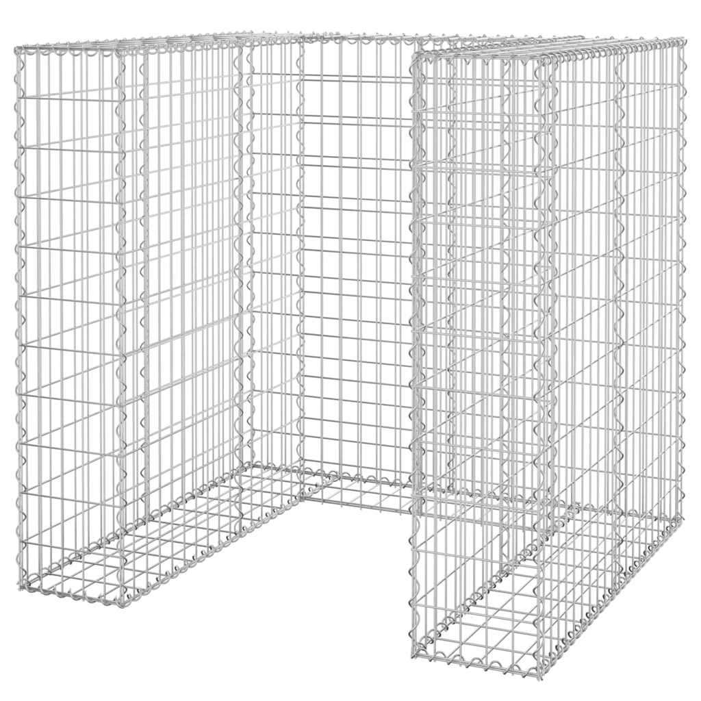 Vidaxl schanskorf voor container 110x100x110 cm gegalvaniseerd staal