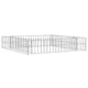 Vidaxl Gabion Planter elevado 100x100x20 cm de acero galvanizado