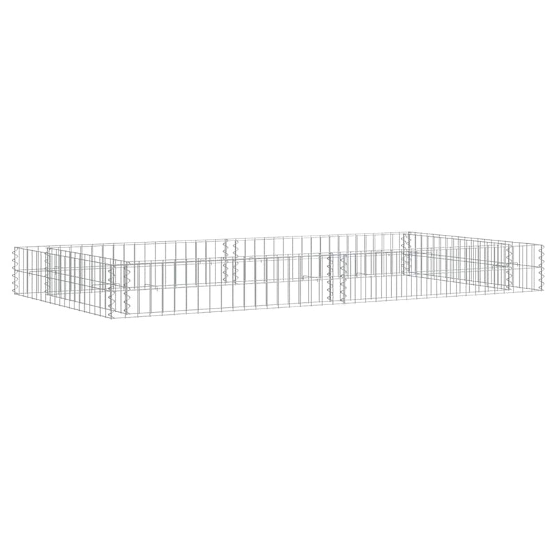Vidaxl Gabion Fiorter ha raccolto acciaio zincato 200x100x20 cm