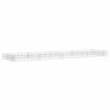 Vidaxl Gabion fioriera da 400x100x20 cm in acciaio zincato