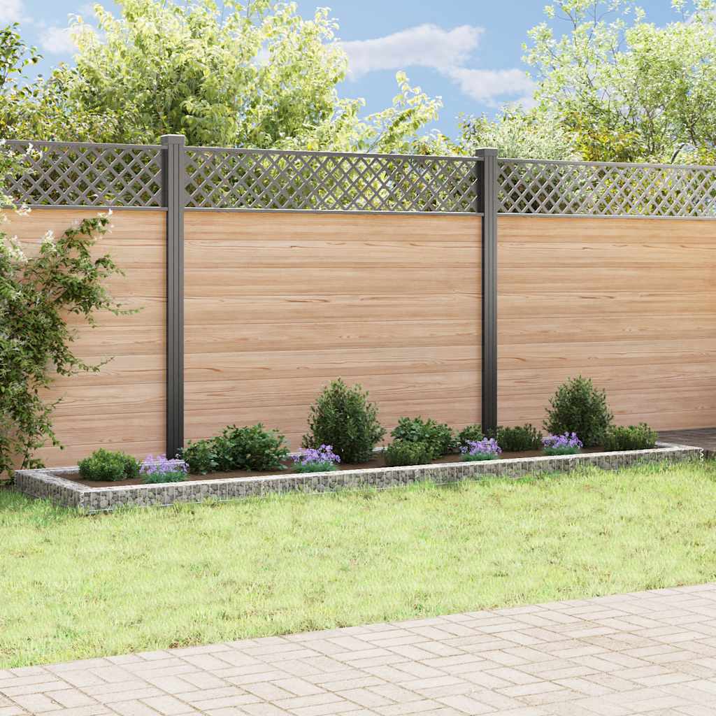 Vidaxl Gabion fioriera da 400x100x20 cm in acciaio zincato