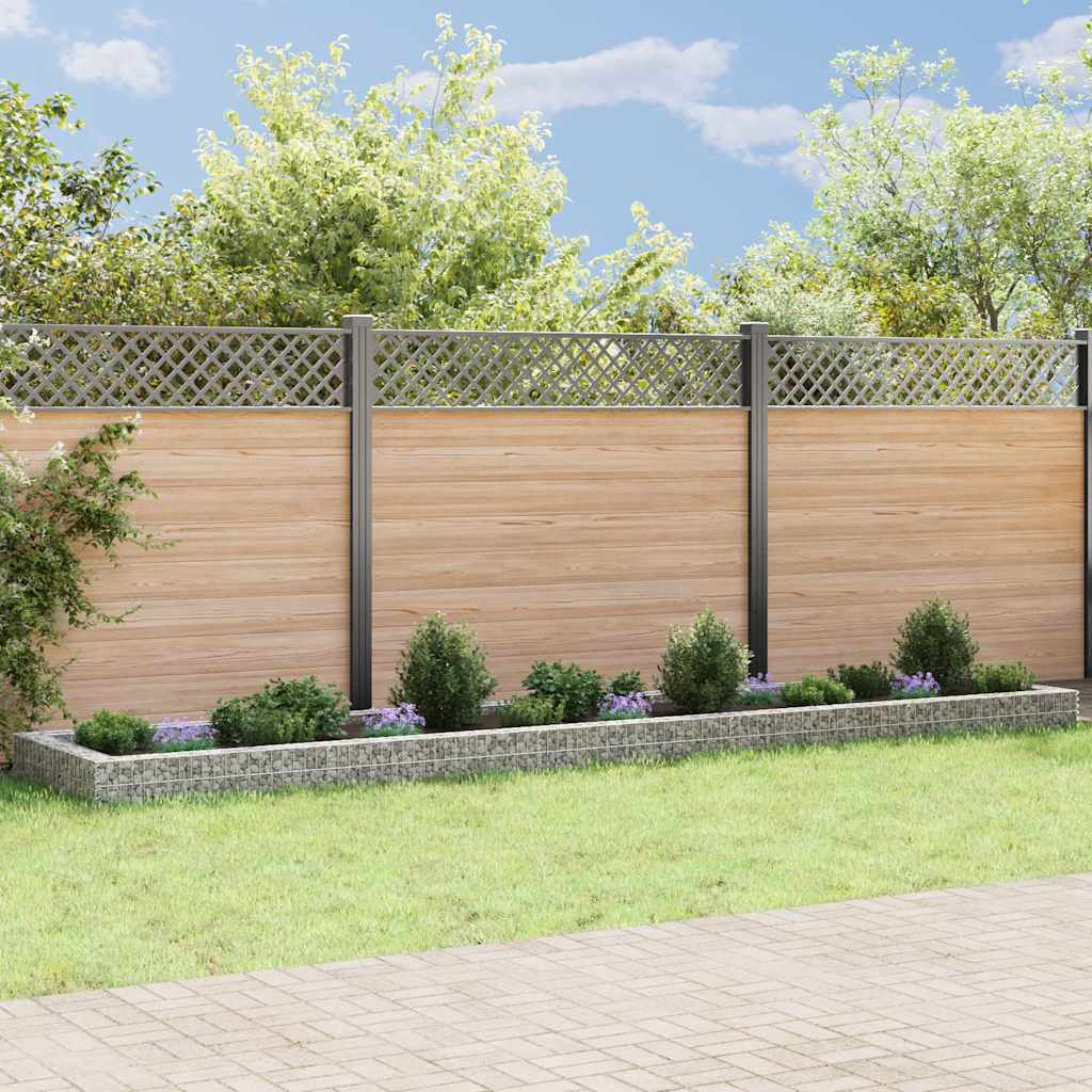 Vidaxl Gabion Planter elevado 500x100x20 cm de acero galvanizado