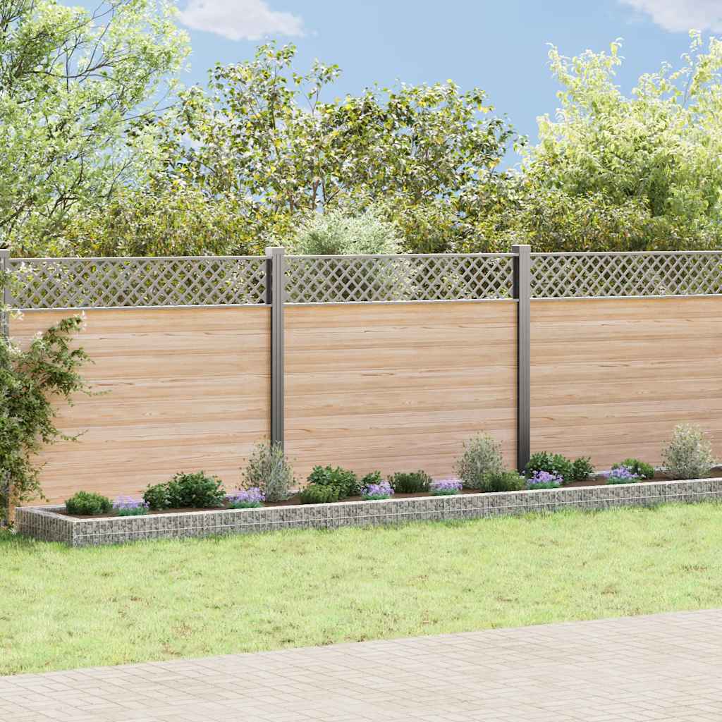 Vidaxl Gabion fioriera da 1000x100x20 cm in acciaio zincato
