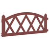 Vidaxl gazonranden 17 st 10 m polypropeen rood