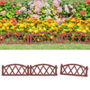 Vidaxl gazonranden 17 st 10 m polypropeen rood