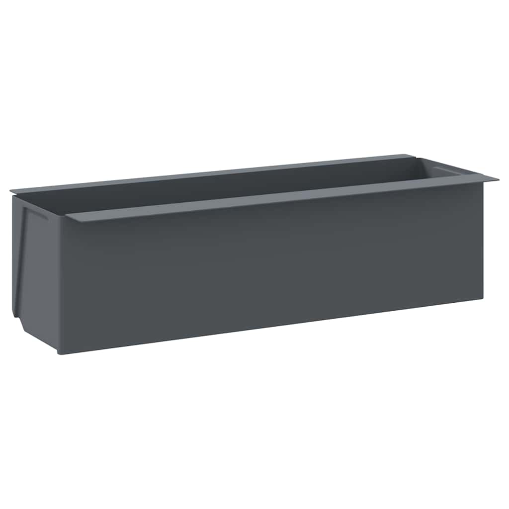 Vidaxl Flower Boxes per pallet euro 12 ST 36x13.5x9,5 cm pp grigio