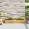 Vidaxl Flower Boxes per pallet euro 12 ST 36x13.5x9,5 cm pp grigio