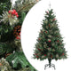 Vidaxl Tree di Natale con coni di pino 150 cm PVC e pe verde