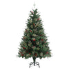 Vidaxl Tree di Natale con coni di pino 150 cm PVC e pe verde