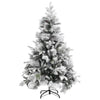 Vidaxl kerstboom met dennenappels en sneeuw 150 cm pvc en pe