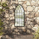 Vidaxl Garden Mirror 100x45 cm Iron Black