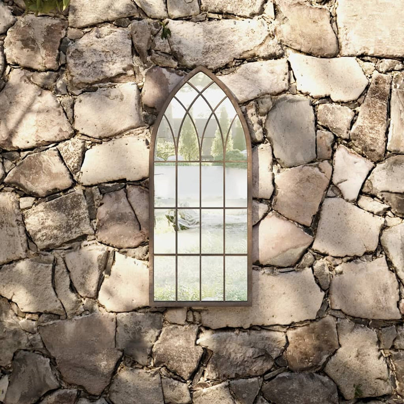 Vidaxl Garden Mirror 70x30 cm de arena de hierro